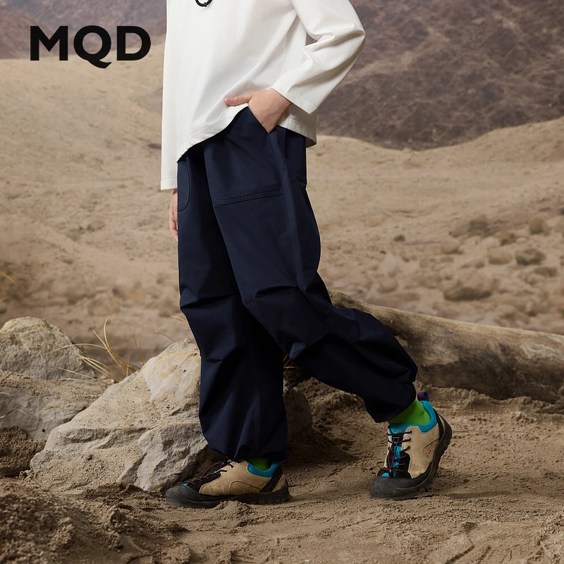 MQD童装儿童24秋季新品经典百搭休闲长裤9643W1521