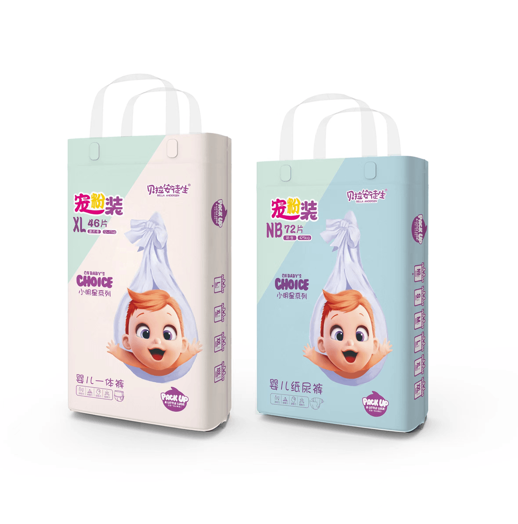 【老款小明星系列】贝拉安徒生花苞腰围全包拉拉裤/纸尿裤超薄亲肤