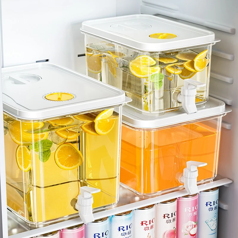 冷水桶夏天冰箱带龙头水壶饮料桶家用凉水壶冷饮桶大容量耐高温