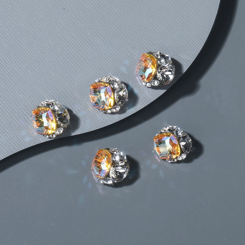 ZZ美甲钻饰品正品华子成品堆堆钻4460烟花切肥方手工堆钻精致高品