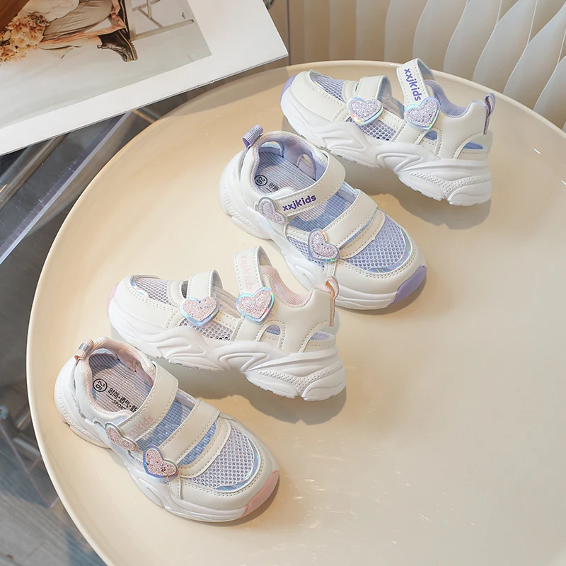 2024夏季新款爱心透网运动凉鞋25522