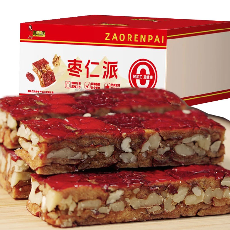 枣仁派红枣核桃仁750g礼盒送礼装250g/袋