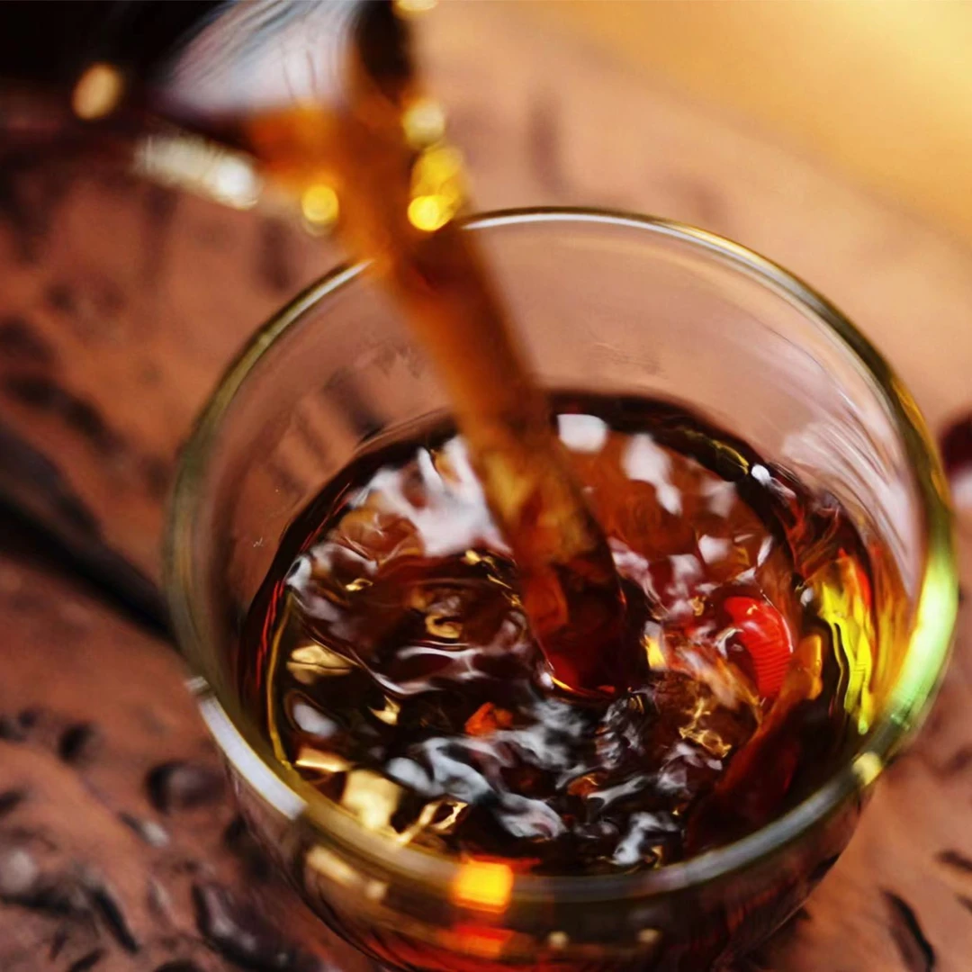 2019年如意金砖普洱熟茶250克