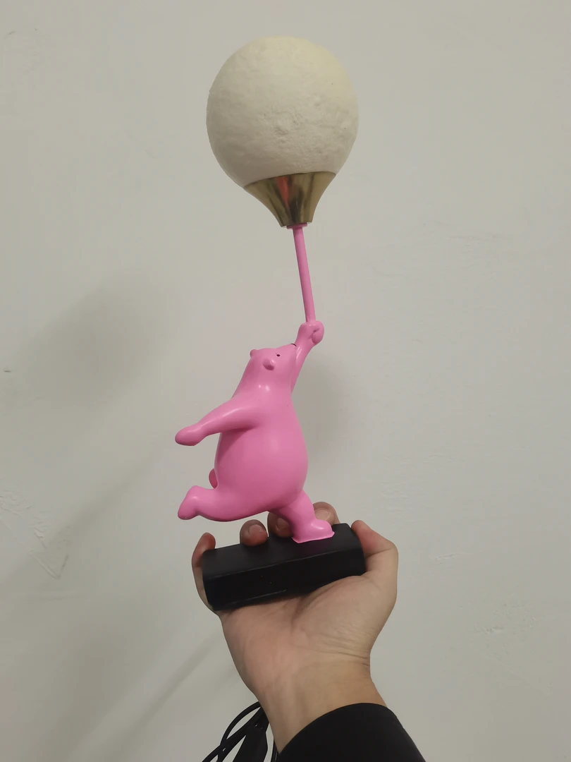 小熊款小台灯三档变光