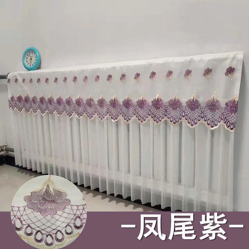 家用暖气片罩遮挡新款装饰暖气罩老式铸铁半包防尘罩暖气套防尘罩