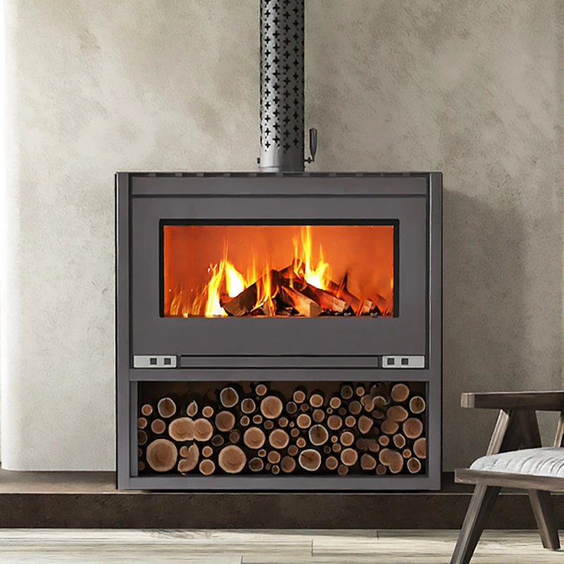 暖阳阳80型真火燃木壁炉100-150平方可用