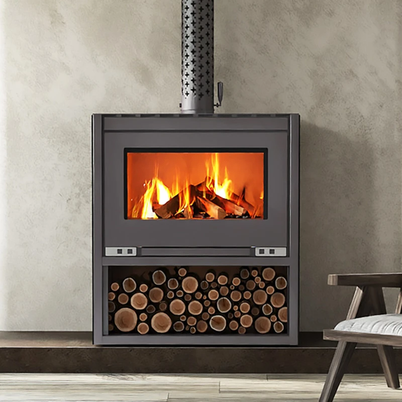 暖阳阳70型真火燃木壁炉60-100平方可用