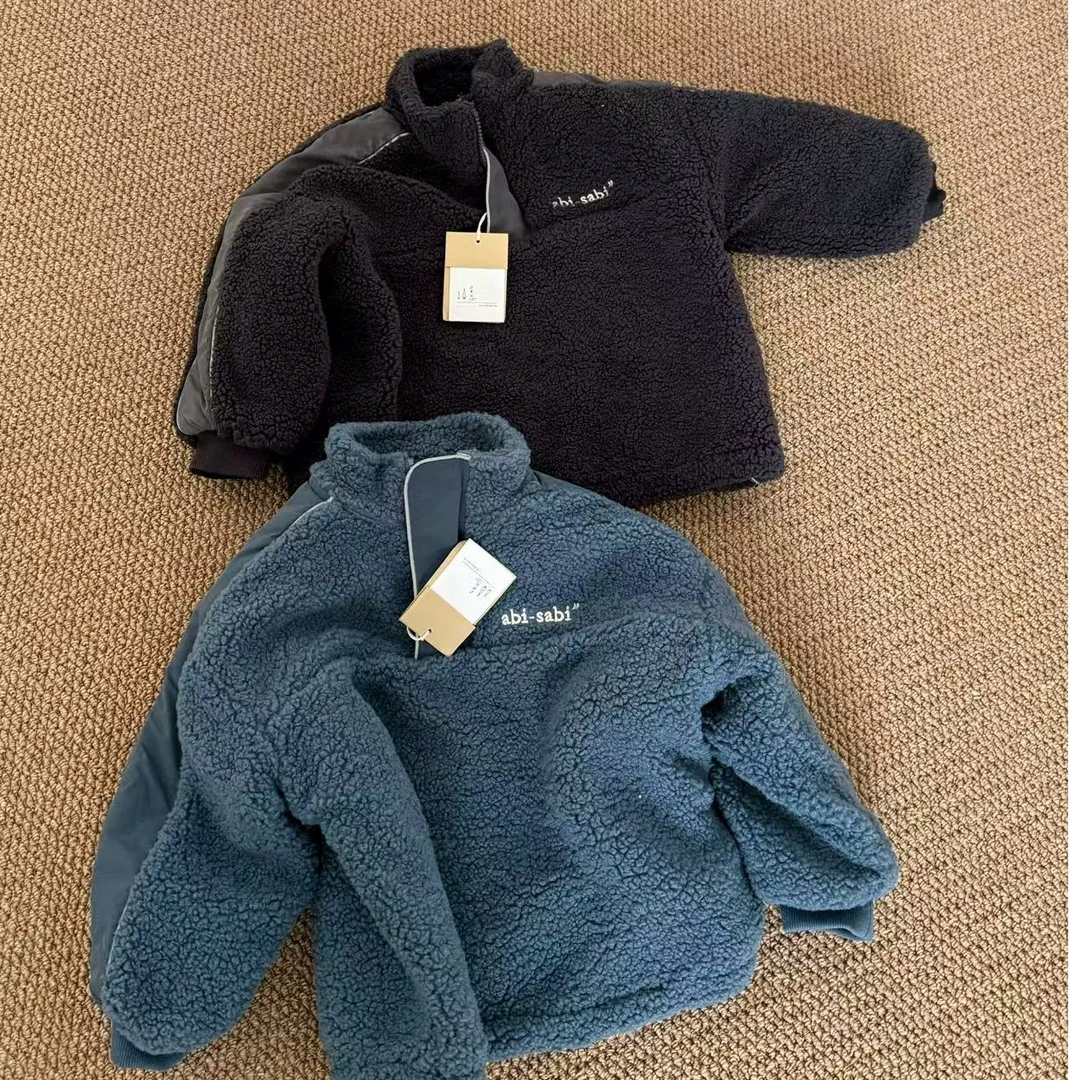 清儿童短绒字母卫衣no.退no.换