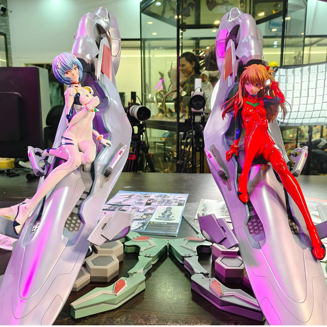 现货 EVA明日香 绫波丽 1/4比例 GK手办模型摆件