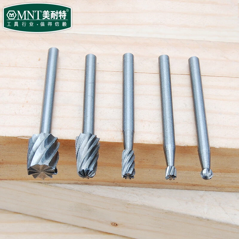 德国美耐特 合金钢高速钢磨头打磨头合金旋转锉木工锉刀 木工铣刀