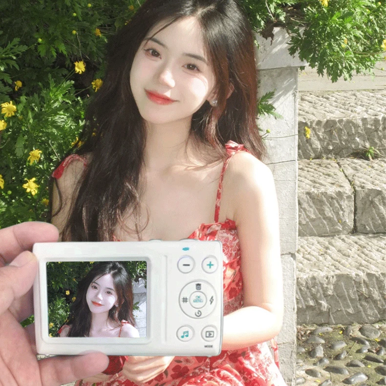 BOQY宝淇CCD数码相机高清自拍复古旅游女生便携式网红摄影vlog