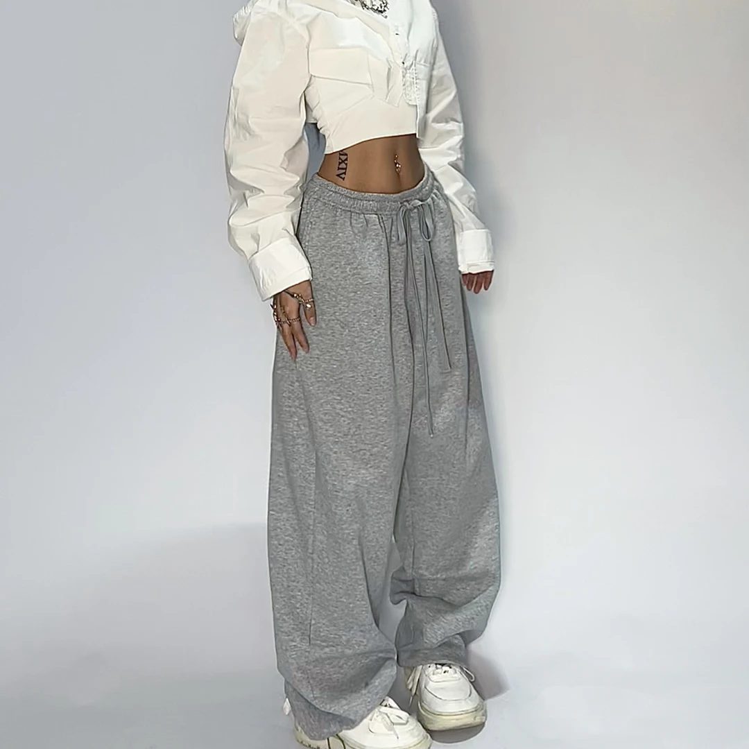 BLINGGIRLS 运动休闲辣妹爵士健身宽松长裤