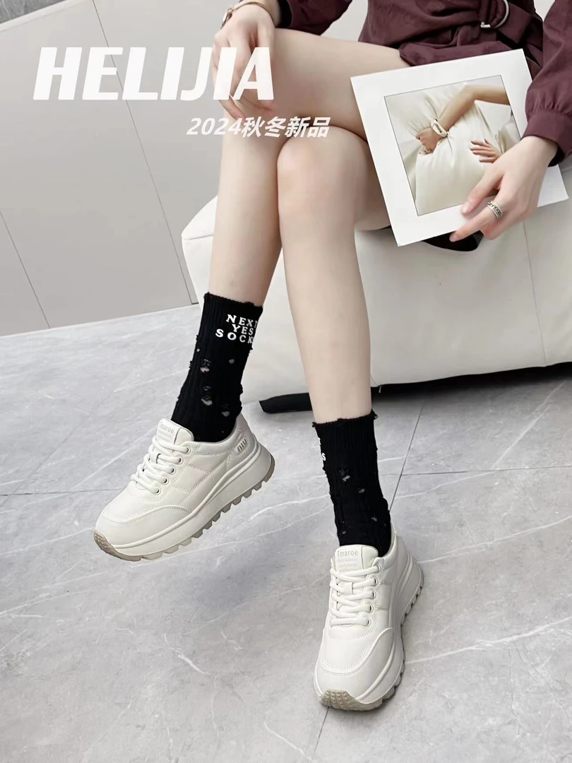 琼尚-早秋新款百搭小白鞋28317