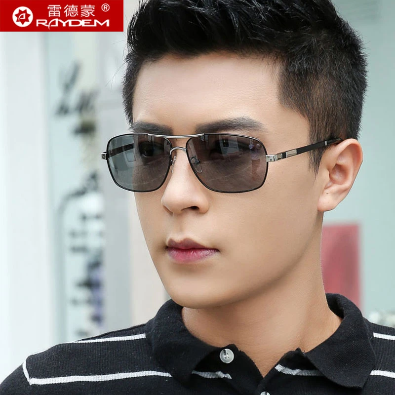 开车钓鱼专用方形墨镜男士偏光太阳镜男款防紫外线强光防晒 P8721