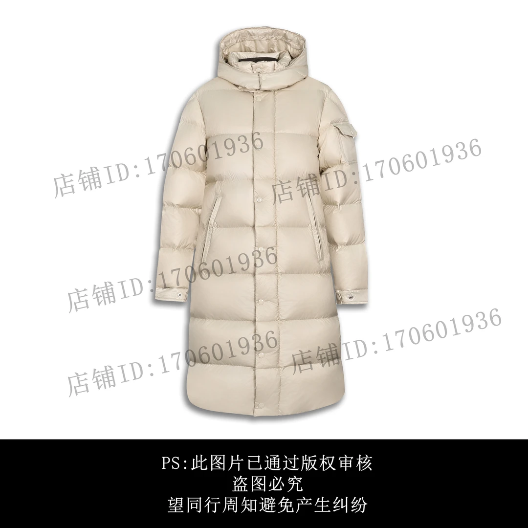 经典情侣款羽绒服长款时尚休闲可拆卸帽五防加厚羽绒服78333