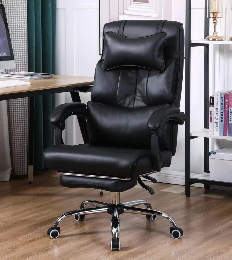 办公舒适收银可躺老板椅升降人体工学转椅现代书房卧室办公椅