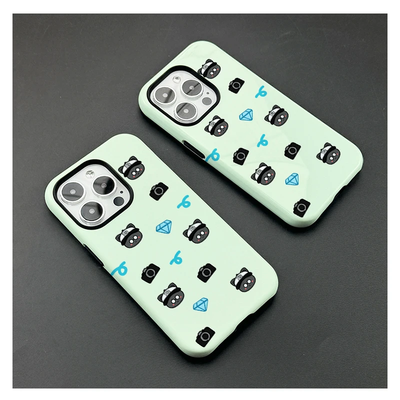 适用于苹果16/15/14手机壳13/12次人水泥猫精孔全包菲林dy10464菲