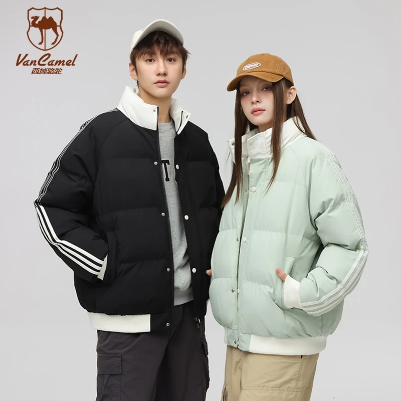 VANCAMEL/西域骆驼情侣款户外宽松百搭防风防寒棉衣RXH2288