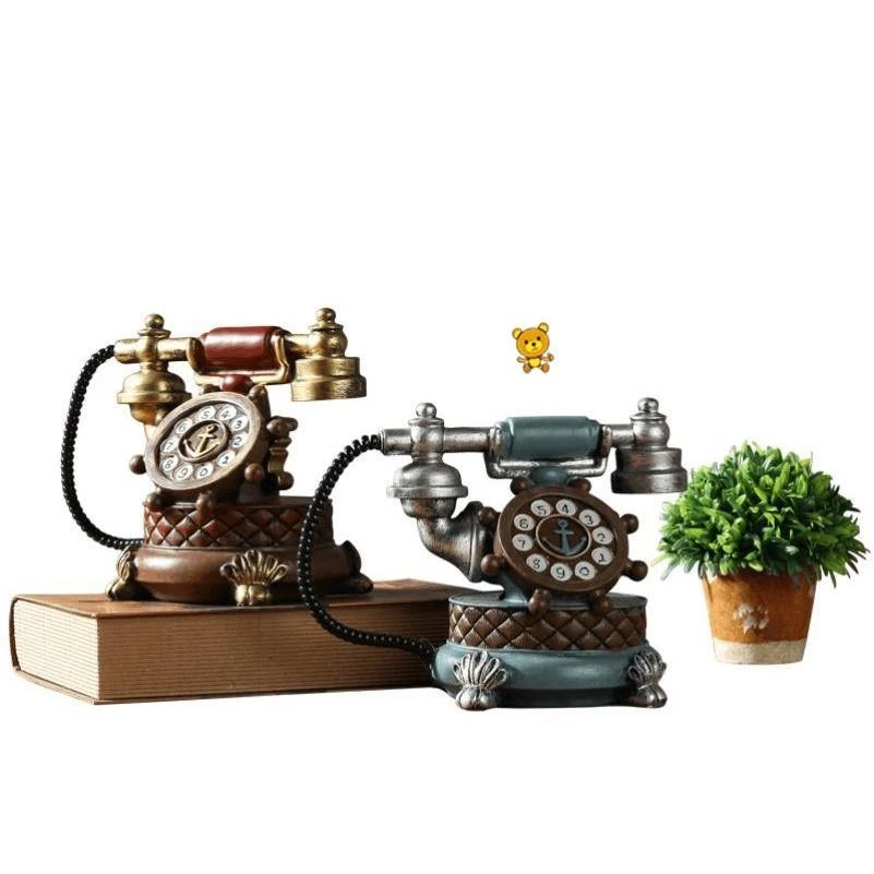 年代感老物件古董80年代怀旧70民国90上海收藏品电话机收音机摆件