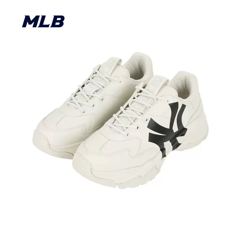 韩乐购MLB时尚复古印花运动休闲老爹鞋厚底增高男女跑步3ASHC101N