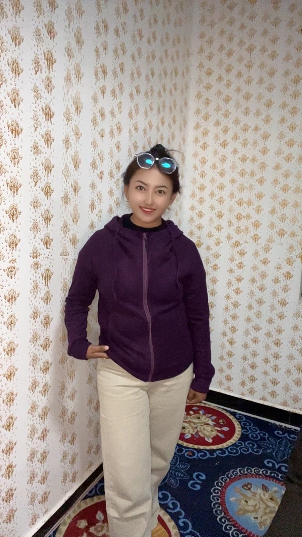 旦拉珍同款2024开衫外套秋冬卫衣百搭拉链