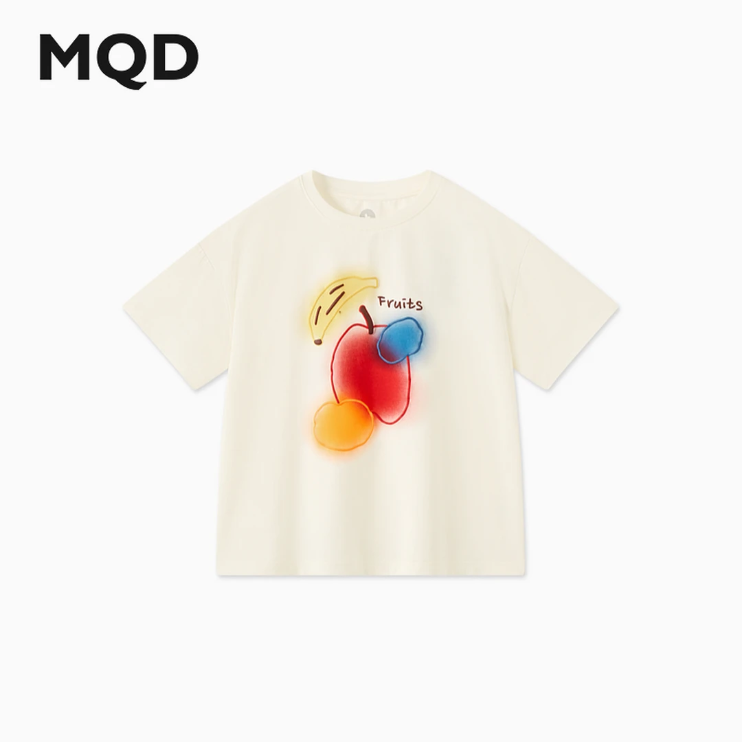 MQD童装儿童25夏新款潮酷休闲卡通短袖T恤9642W03H4