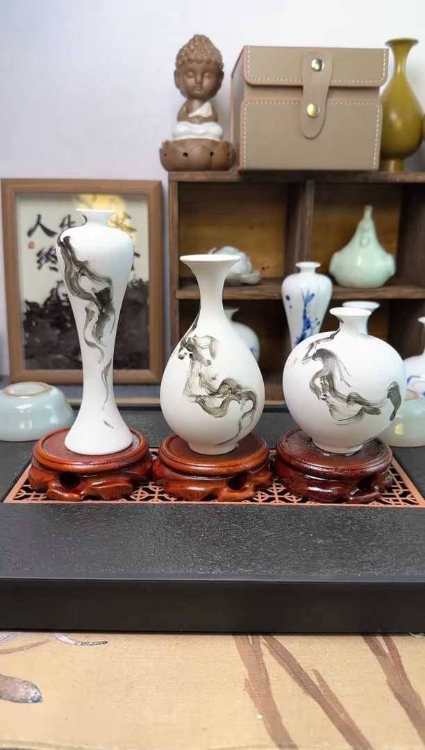 【闪购商品】陶瓷摆件瓷摆件3个