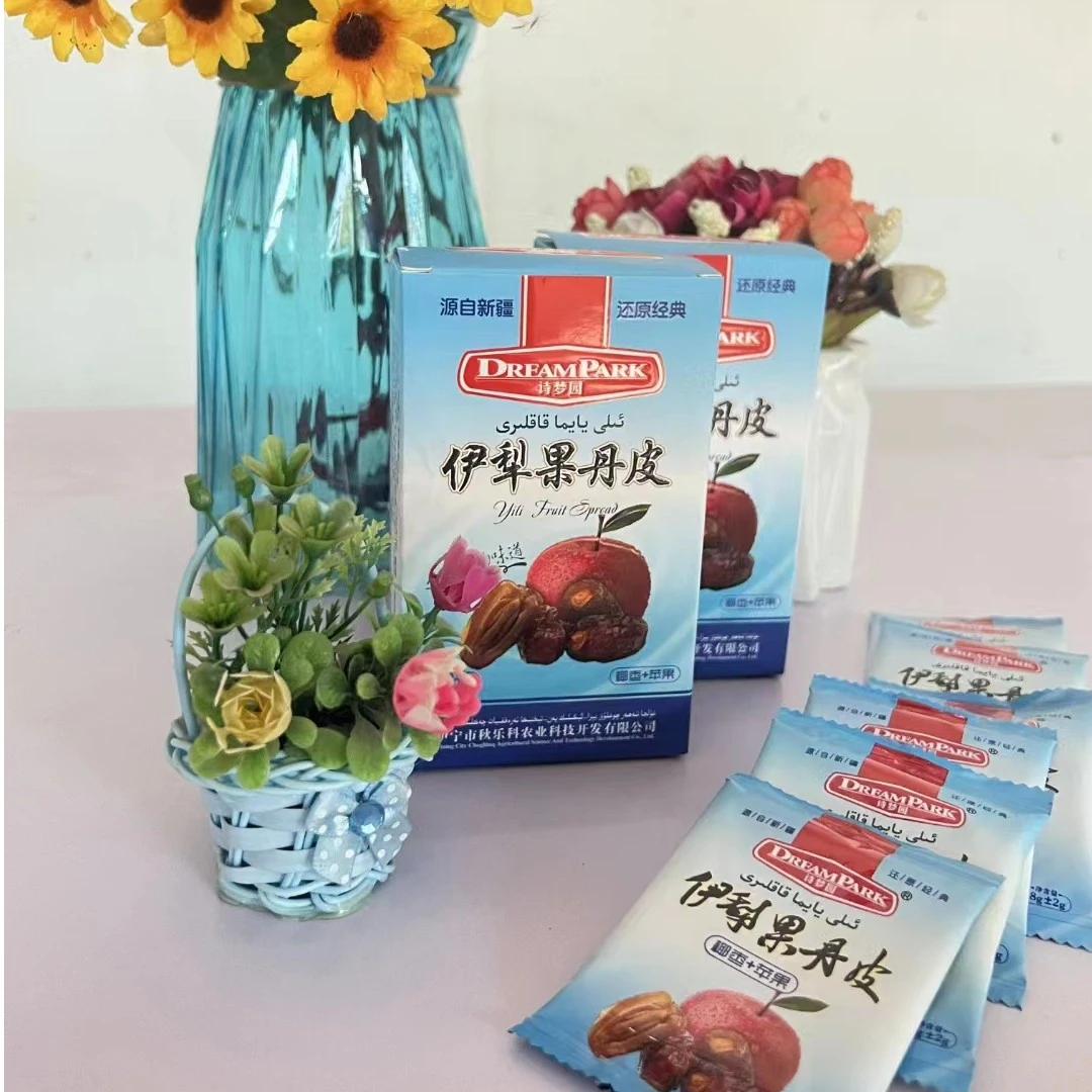 【新疆特产果丹皮】苹果伊犁果丹皮传统小时候老式手工果干零食果脯