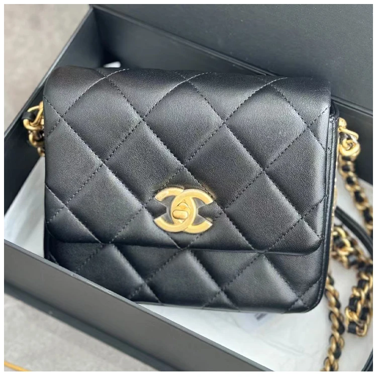 95新 Chanel/香奈儿 安洁利田哥链条包/BK0130489