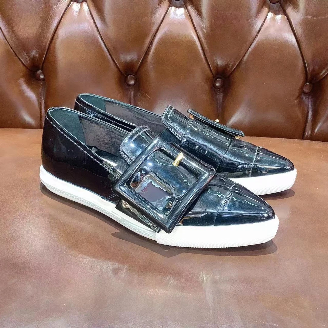 95新 MIU MIU/缪缪 安洁利严选板鞋/XK0106309