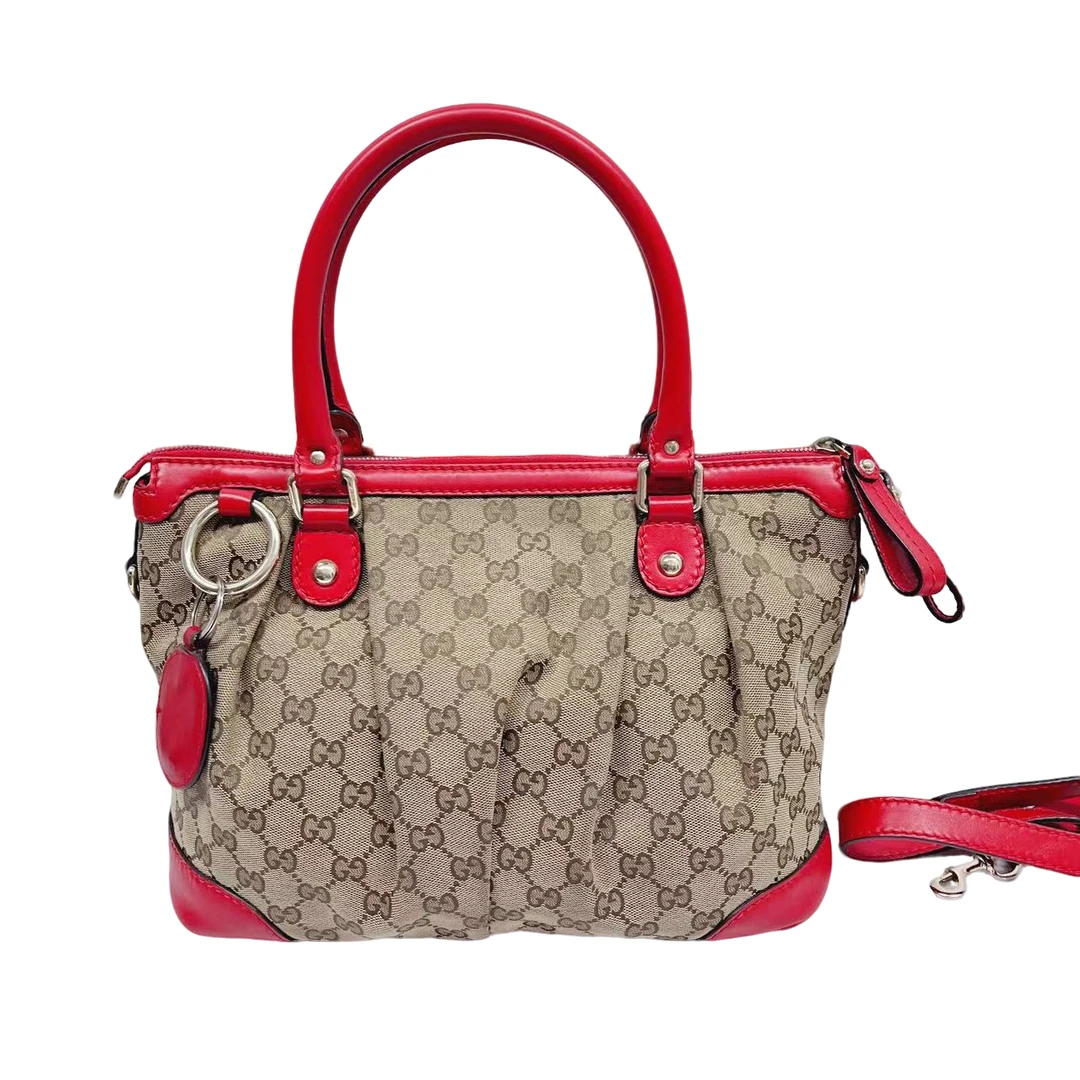 95新 GUCCI/古驰  安洁利田哥手提包/ZF70814