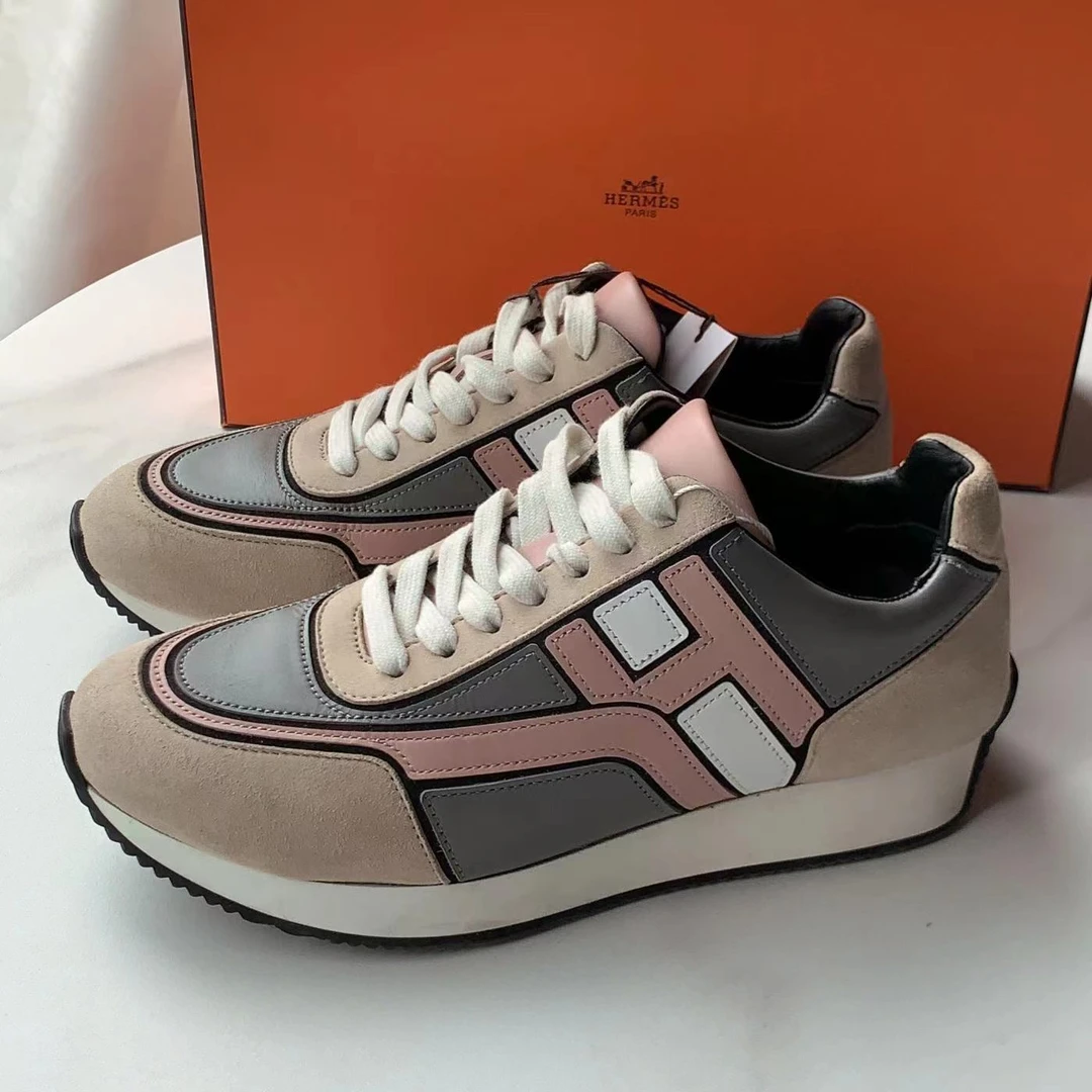 95新 Hermes/爱马仕 安洁利严选休闲鞋/XK0112295