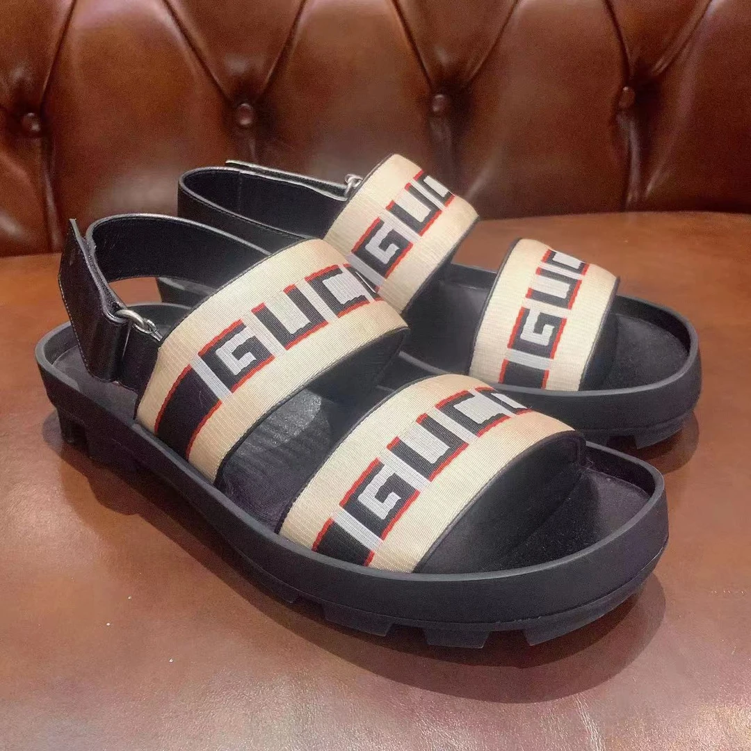 95新 GUCCI/古驰 安洁利严选凉鞋鞋/XK0095596