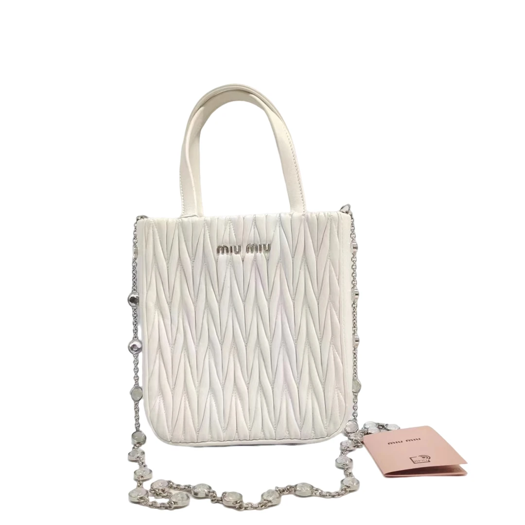 95新 MIU MIU/缪缪 安洁利严选手提包/M72416