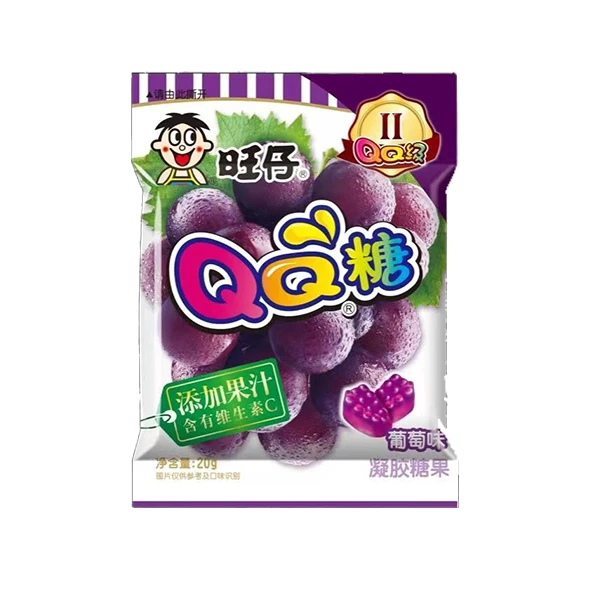 旺仔QQ糖(葡萄）23g/袋巧克力零食