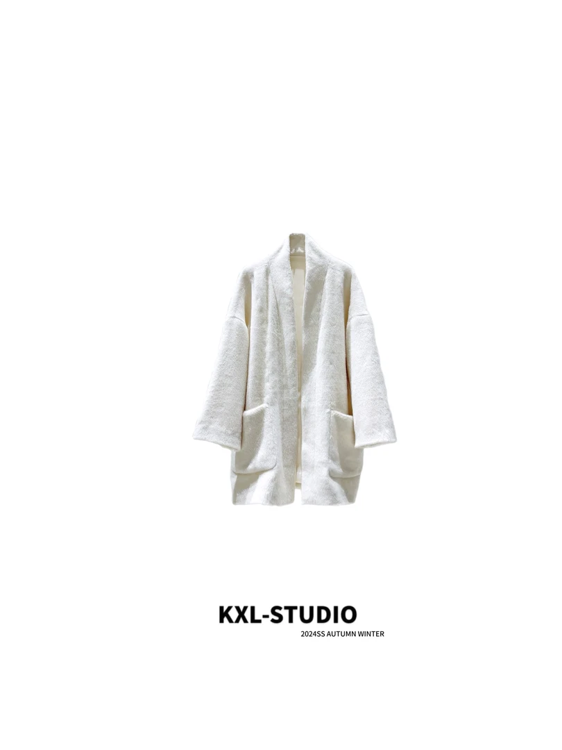 KXL-STUDIO【鼎奢臻绒】顶奢羊驼毛苏力大衣2434