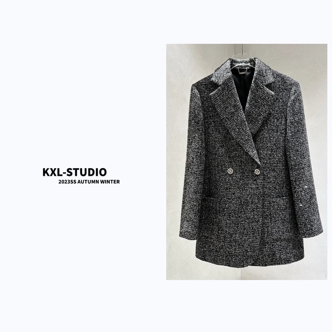 KXL  -  秋冬款满天星毛呢外套149