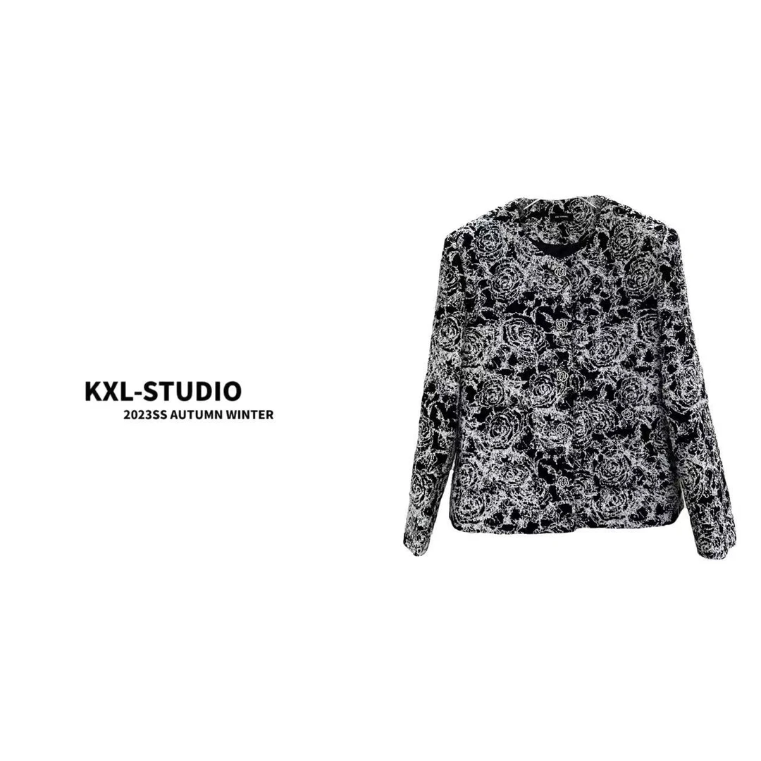 KXL-STUDIO【镇柜之宝】山茶花小香外套8636