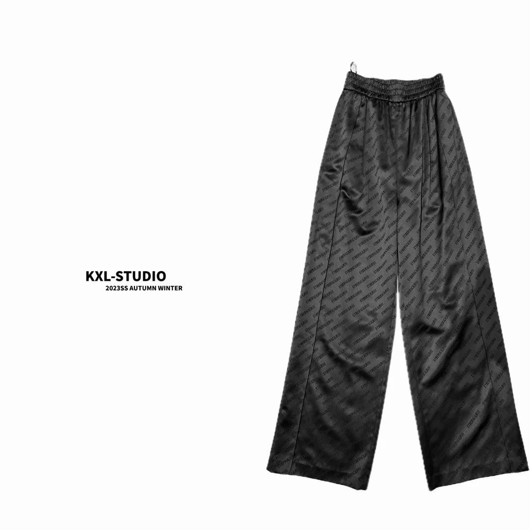 KXL-STUDIO重磅定制字母裤8122
