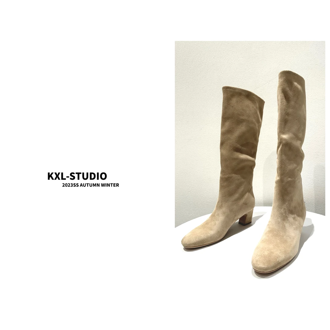 KXLSTUDIO【高端定制】菠萝高定长靴8260