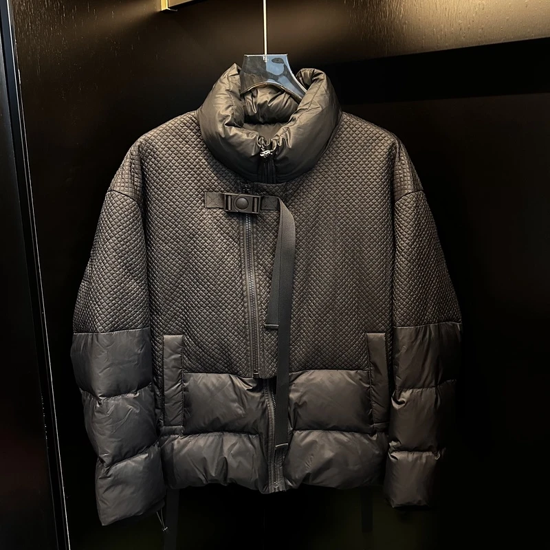 新款保暖秋冬百搭简约潮流帅气加厚休闲男外套冬款