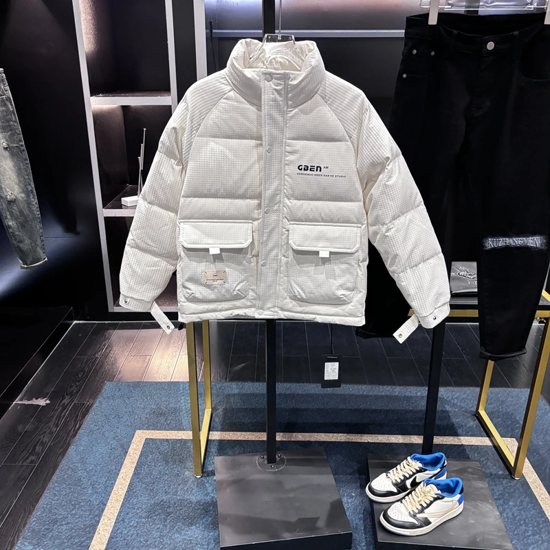 2023新款欧美潮牌休闲宽松百搭时尚穿搭外套棉服上衣潮服潮牌夹克