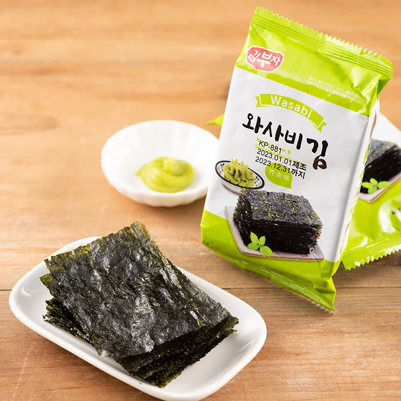 韩国进口金父子海苔芥末海苔