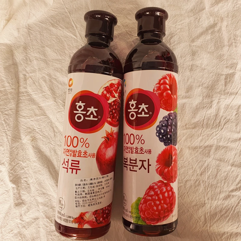 原装进口韩国红醋清净园红醋石榴覆盆子水果红醋果醋浓缩