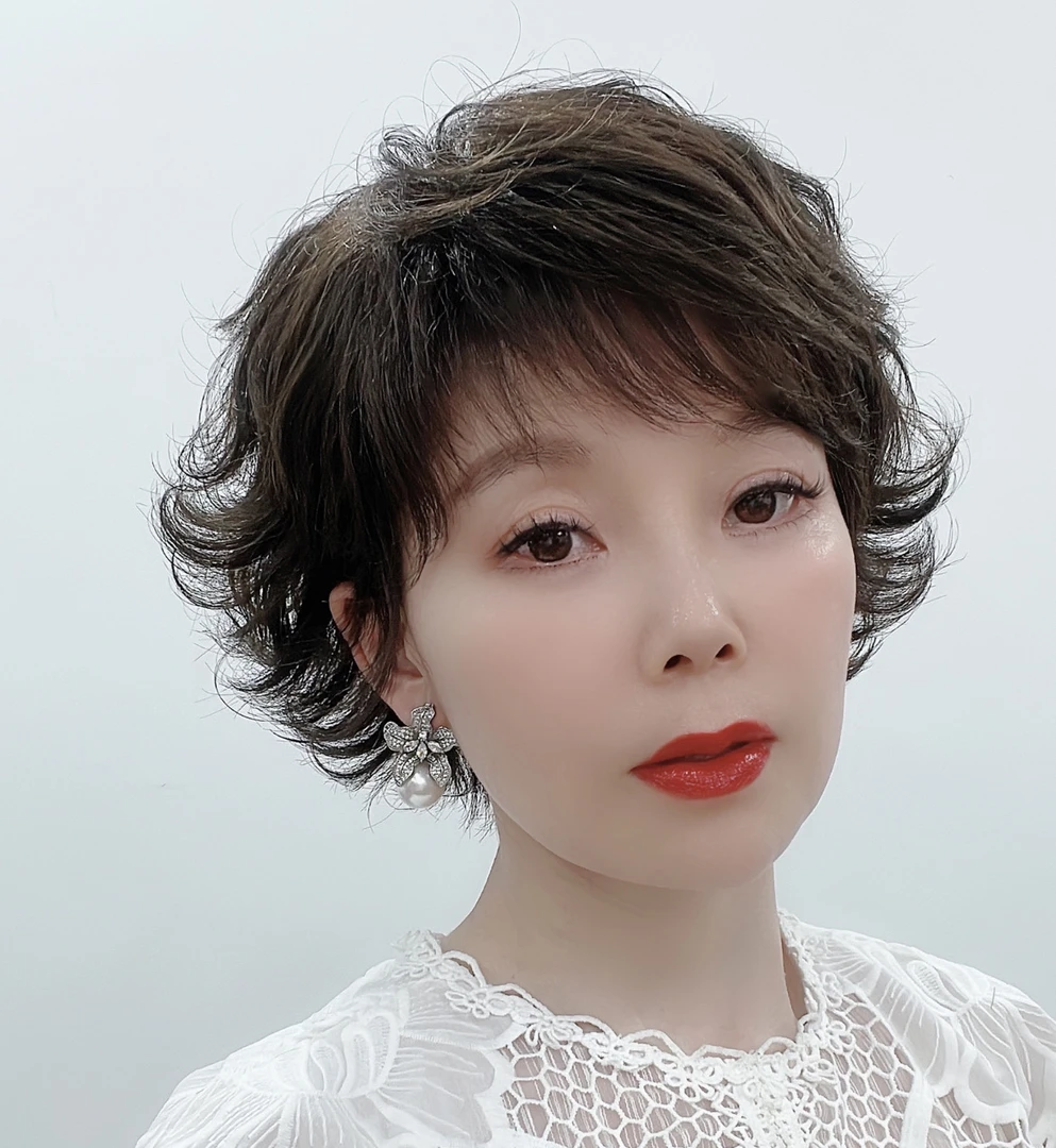 22号 时尚潮款小翻翘 高端定制 全真发（定制款不支持退货）