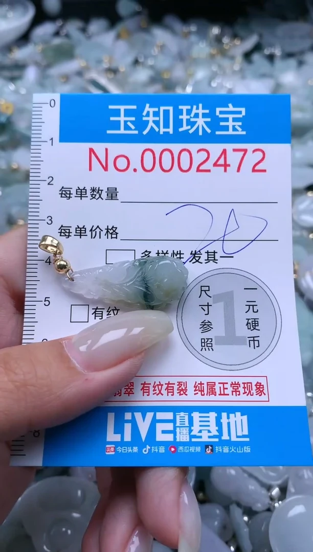 【闪购商品】翡翠颈饰未镶嵌2472请问