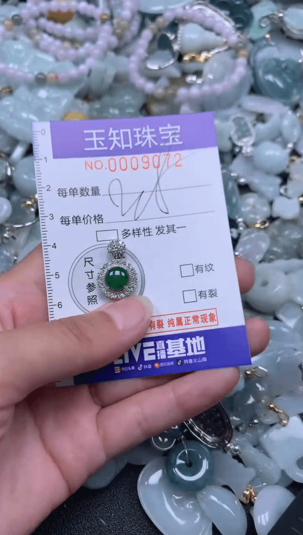 【闪购商品】翡翠颈饰未镶嵌翡翠9072