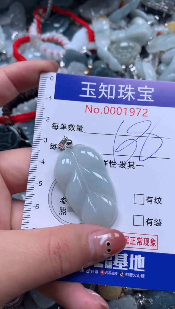 【闪购商品】翡翠颈饰未镶嵌1972配绳子