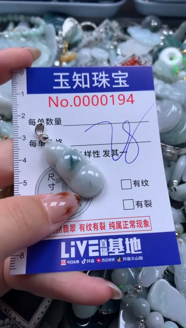 【闪购商品】翡翠吊坠(赠链)未镶嵌194