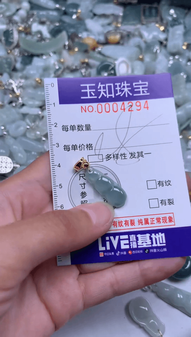 【闪购商品】翡翠颈饰未镶嵌4294去